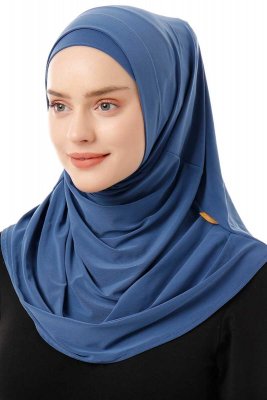 Esma - Denim Amira Hijab - Firdevs