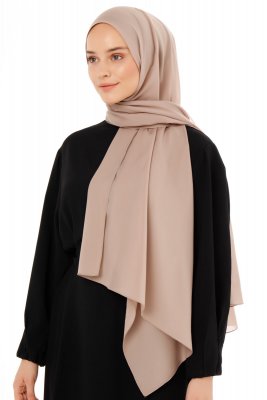 Esra - Helltaupe Chiffon Hijab