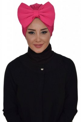 Julia - Fuchsie Baumwolle Turban - Ayse Turban