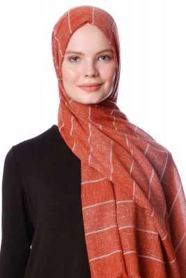 Kiral - Ziegelrot Hijab - Özsoy