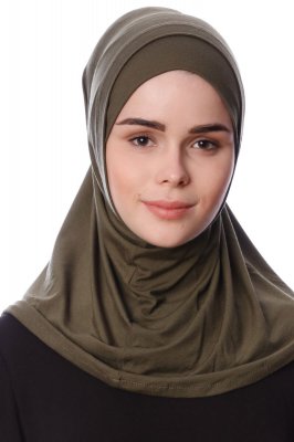 Nehir - Khaki 2-Piece Al Amira Hijab