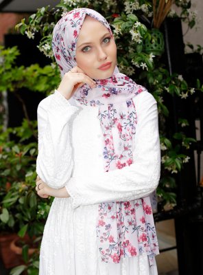 Pariza - Rosa Gemustertes Hijab