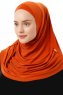 Esma - Orange Amira Hijab - Firdevs