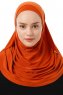 Esma - Orange Amira Hijab - Firdevs