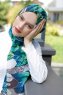 Kader - Grün Gemustertes Hijab - Sal Evi