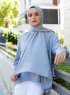 Emira - Hellgrau Hijab - Sal Evi