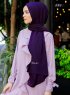Emira - Dunkelviolett Hijab - Sal Evi