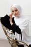 Sibel - Weiß Jersey Hijab