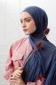 Sibel - Navy Blau Jersey Hijab
