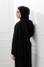 Sibel - Schwarz Jersey Hijab