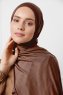 Sibel - Dunkelbraun Jersey Hijab