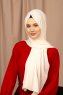 Yildiz - Creme Crepe Chiffon Hijab