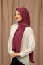 Yildiz - Pflaume Crepe Chiffon Hijab