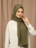 Yildiz - Olivgrün Crepe Chiffon Hijab