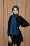 Yildiz - Nightblue Crepe Chiffon Hijab