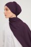 Afet - Dunkelviolett Comfort Hijab