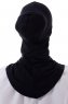 Damla - Schwarz Ninja Hijab Maske Untertuch