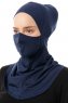 Damla - Navy Blau Ninja Hijab Maske Untertuch