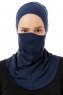 Damla - Navy Blau Ninja Hijab Maske Untertuch