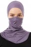 Damla - Lila Ninja Hijab Maske Untertuch