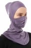 Damla - Lila Ninja Hijab Maske Untertuch