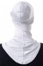 Damla - Hellgrau Ninja Hijab Maske Untertuch
