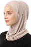 Babe Plain - Helltaupe One-Piece Al Amira Hijab