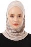 Silva Cross - Helltaupe One-Piece Al Amira Hijab