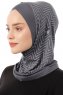 Silva Cross - Dunkelgrau One-Piece Al Amira Hijab