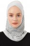Silva Cross - Hellgrau One-Piece Al Amira Hijab