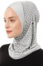 Silva Cross - Hellgrau One-Piece Al Amira Hijab