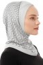 Silva Cross - Hellgrau One-Piece Al Amira Hijab