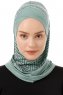 Silva Cross - Grün One-Piece Al Amira Hijab