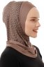 Silva Plain - Dunkeltaupe One-Piece Al Amira Hijab
