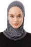 Silva Plain - Dunkelgrau One-Piece Al Amira Hijab