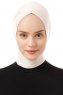 Elnara - Beige Cross Hijab Untertuch