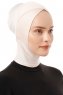 Elnara - Beige Cross Hijab Untertuch