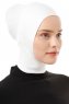 Elnara - Creme Plain Hijab Untertuch
