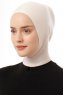 Elnara - Beige Plain Hijab Untertuch