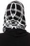 Ekose Plain - Schwarz & Weiß One-Piece Al Amira Hijab