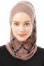 Ekose Plain - Dunkeltaupe One-Piece Al Amira Hijab