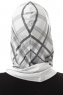 Ekose Plain - Hellgrau One-Piece Al Amira Hijab