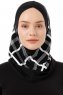 Ekose Cross - Schwarz & Weiß One-Piece Al Amira Hijab