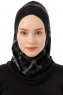 Ekose Cross - Schwarz & Hellgrau One-Piece Al Amira Hijab
