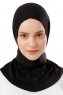 Ceren - Schwarz Praktisch Viscose Hijab