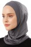 Wind Plain - Dunkelgrau One-Piece Al Amira Hijab
