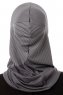 Wind Plain - Dunkelgrau One-Piece Al Amira Hijab