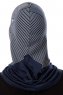 Wind Cross - Navy Blau One-Piece Al Amira Hijab