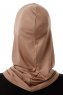 Logo Plain - Dunkeltaupe One-Piece Al Amira Hijab