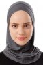 Logo Plain - Dunkelgrau One-Piece Al Amira Hijab